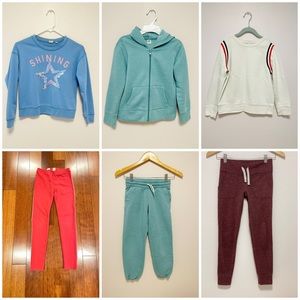 Girl’s sweatshirts and pants